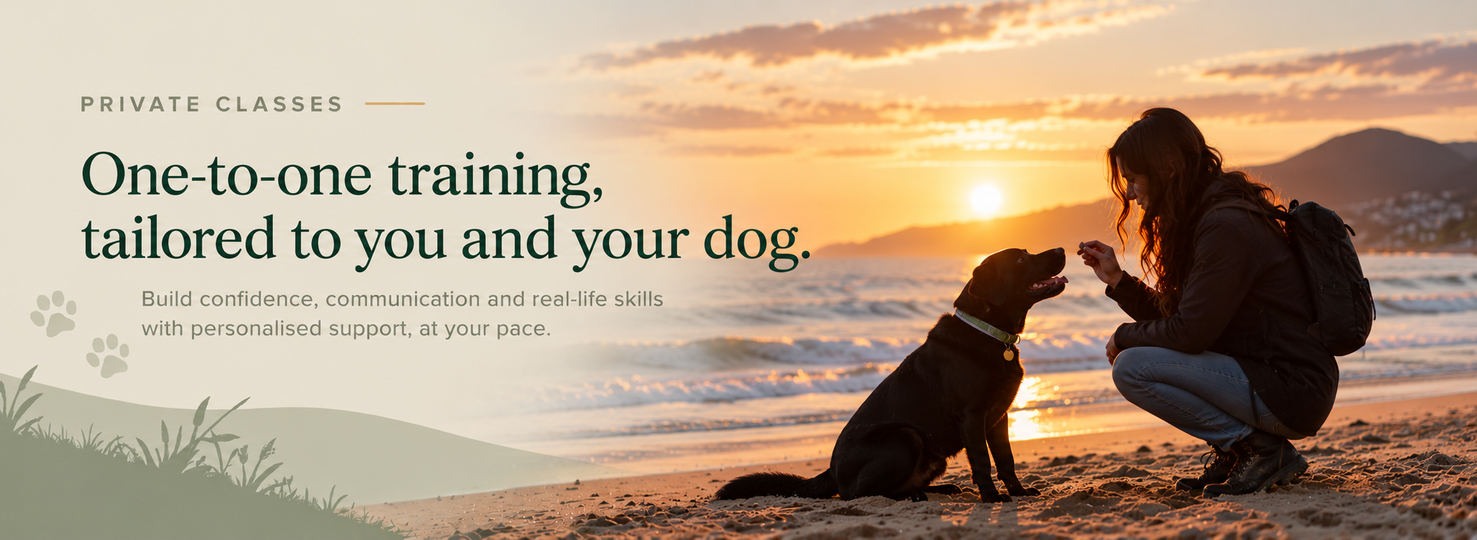 Private Classes — Training tailored to you and your dog